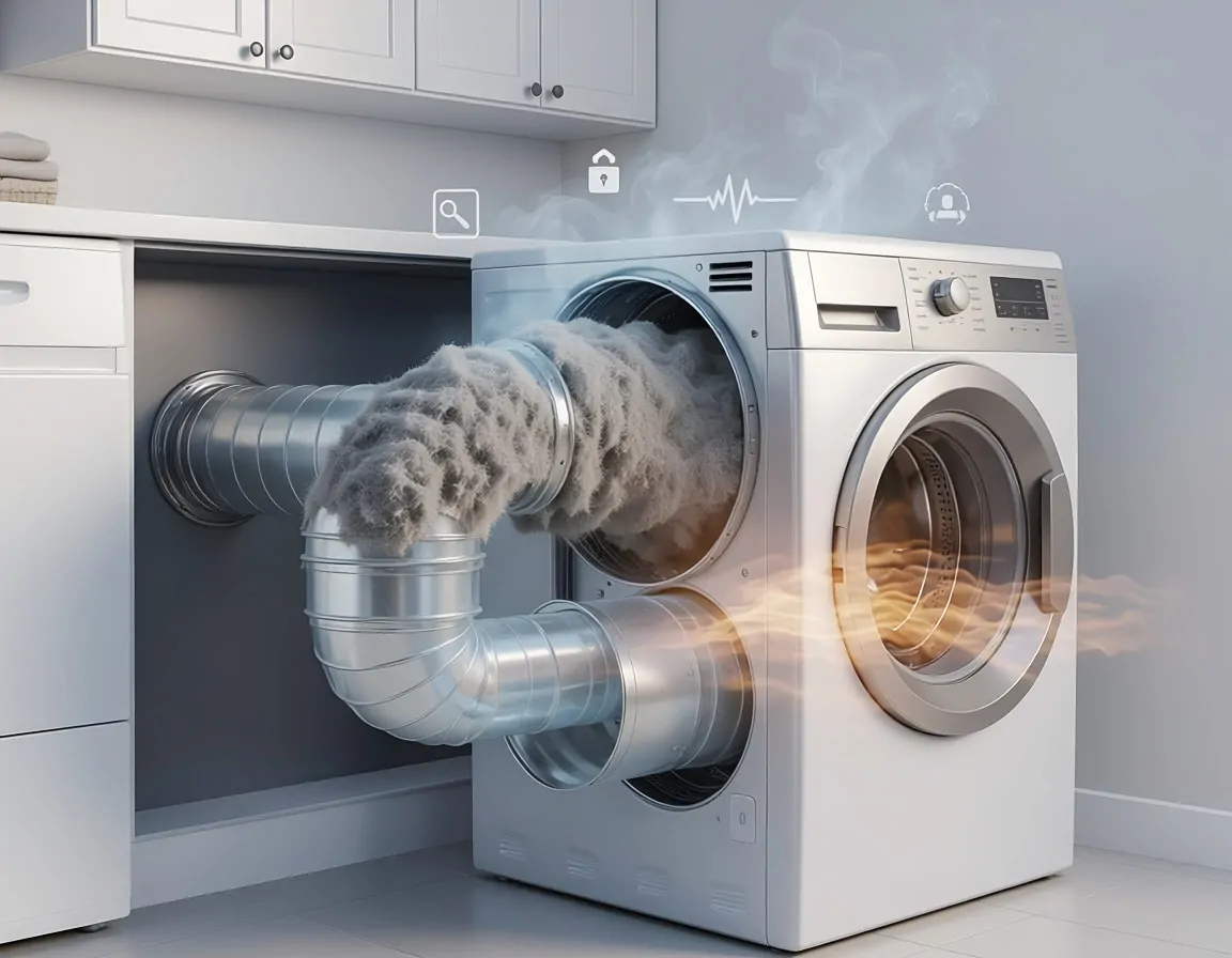 Firefly_create image for this content-_Why Dryer Vent Cleaning Is a Safety Priority_Most home 869071
