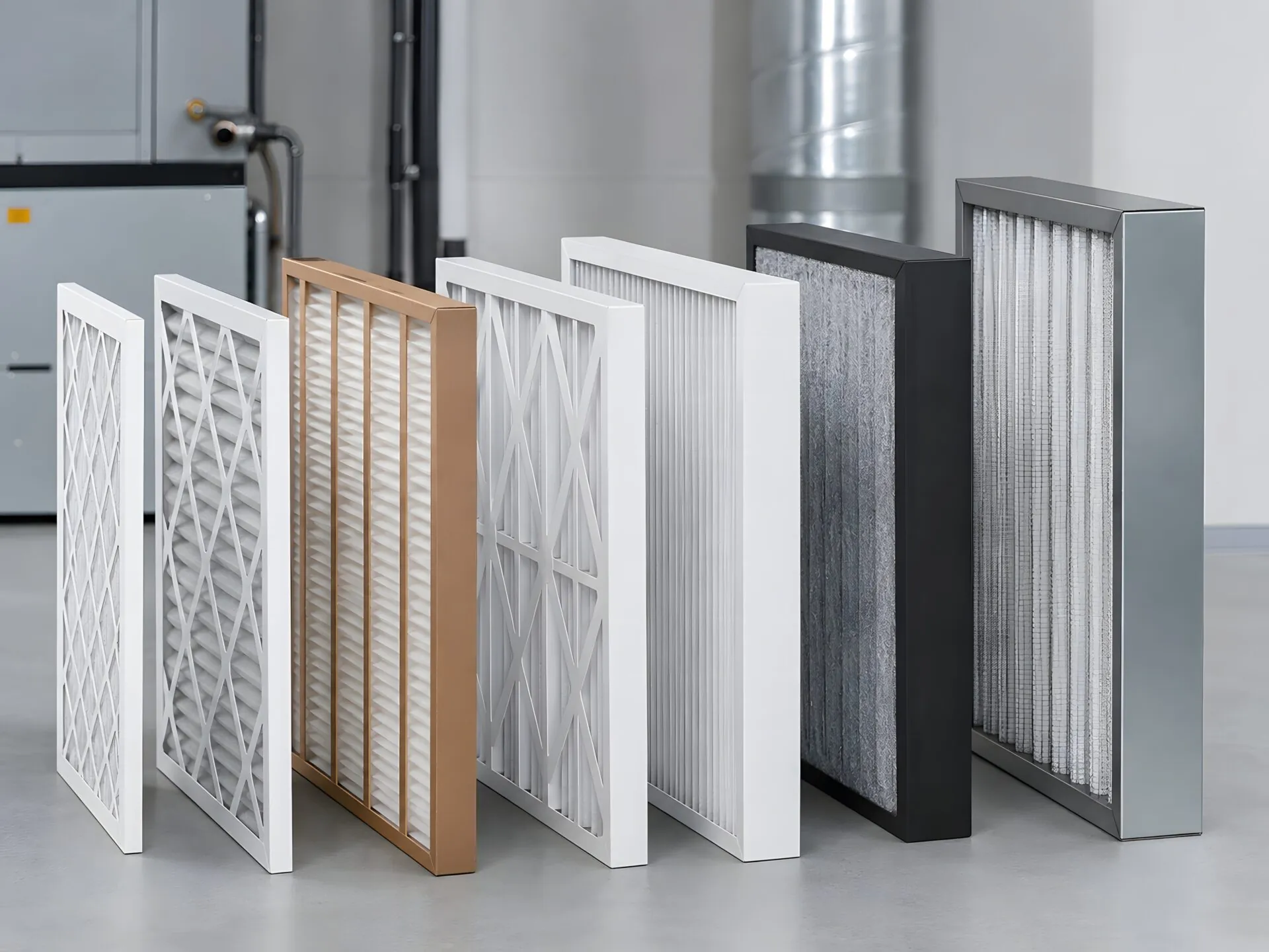 Comparison of different AC filter types and sizes for Phoenix HVAC systems